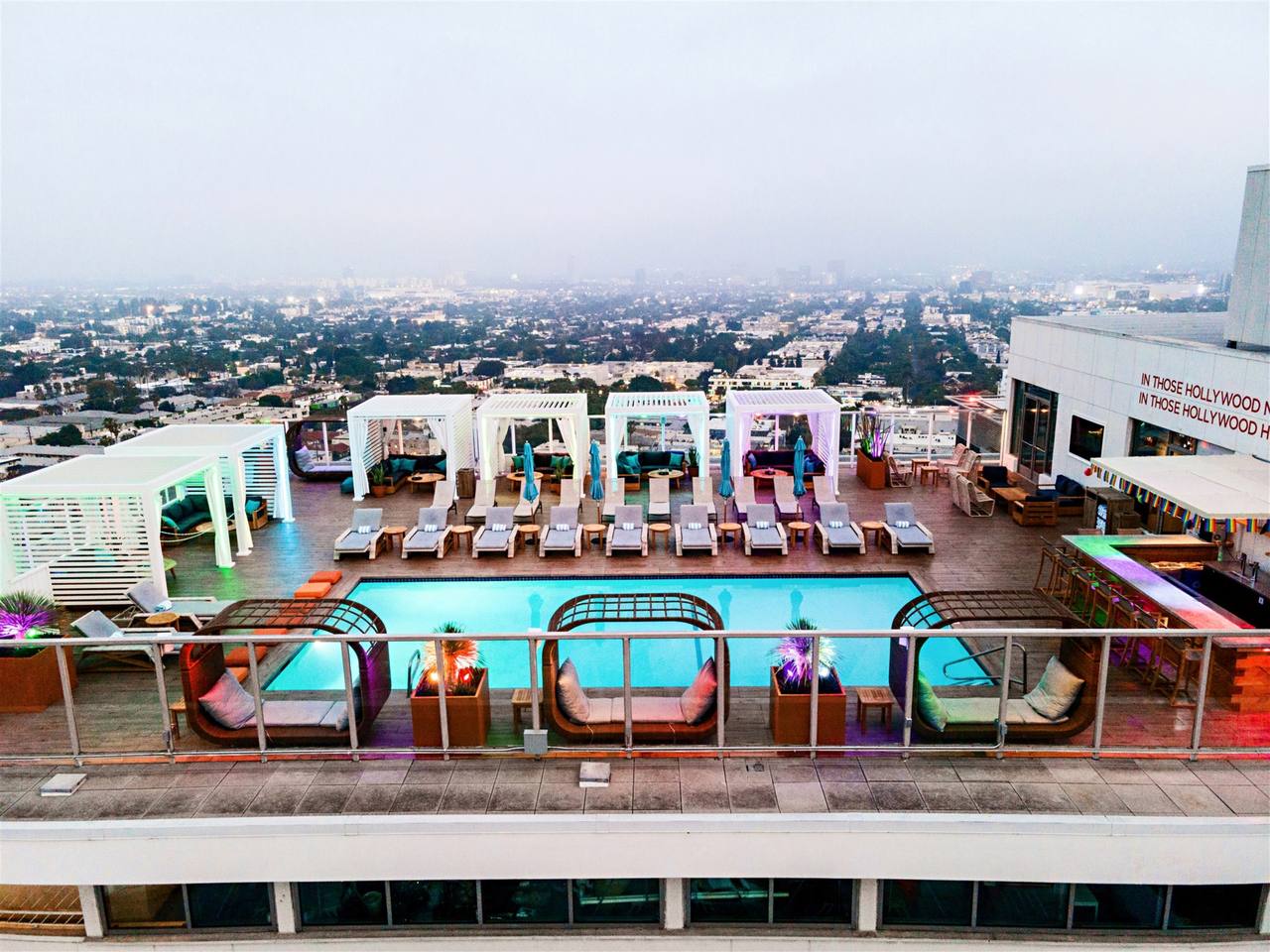 Andaz West Hollywood-rooftop pool