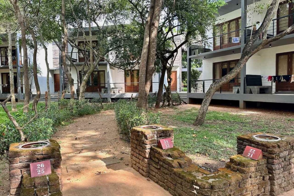 Blocks of Rooms at Aliya Resort and Spa in Sigiriya, Sri Lanka