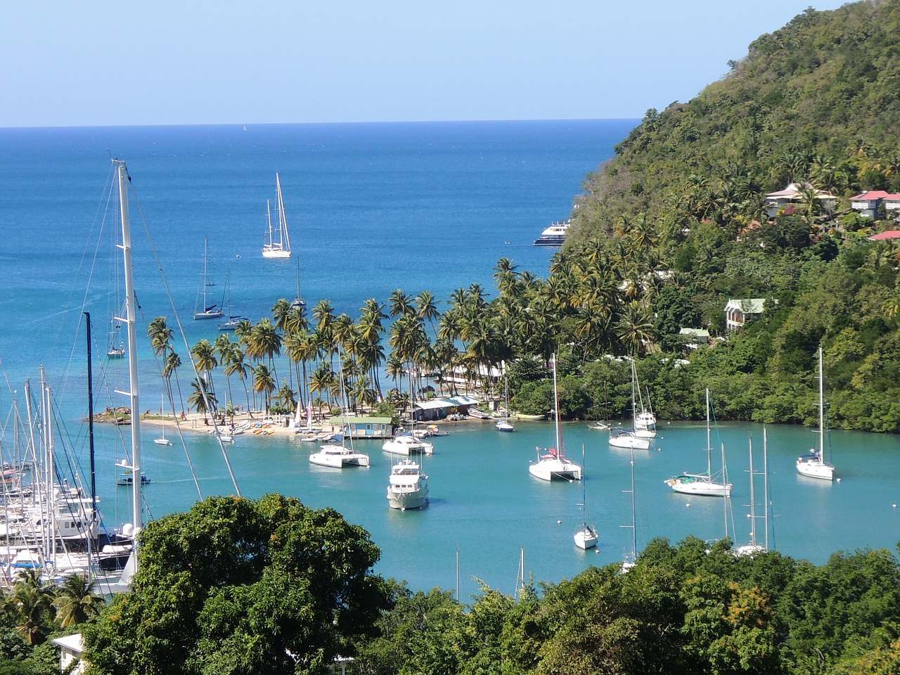 boats in St Lucia